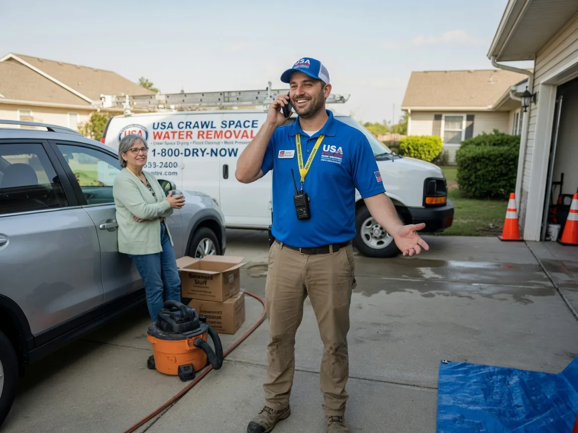 Crawl Space Water Removal Vinton, CA FAQs